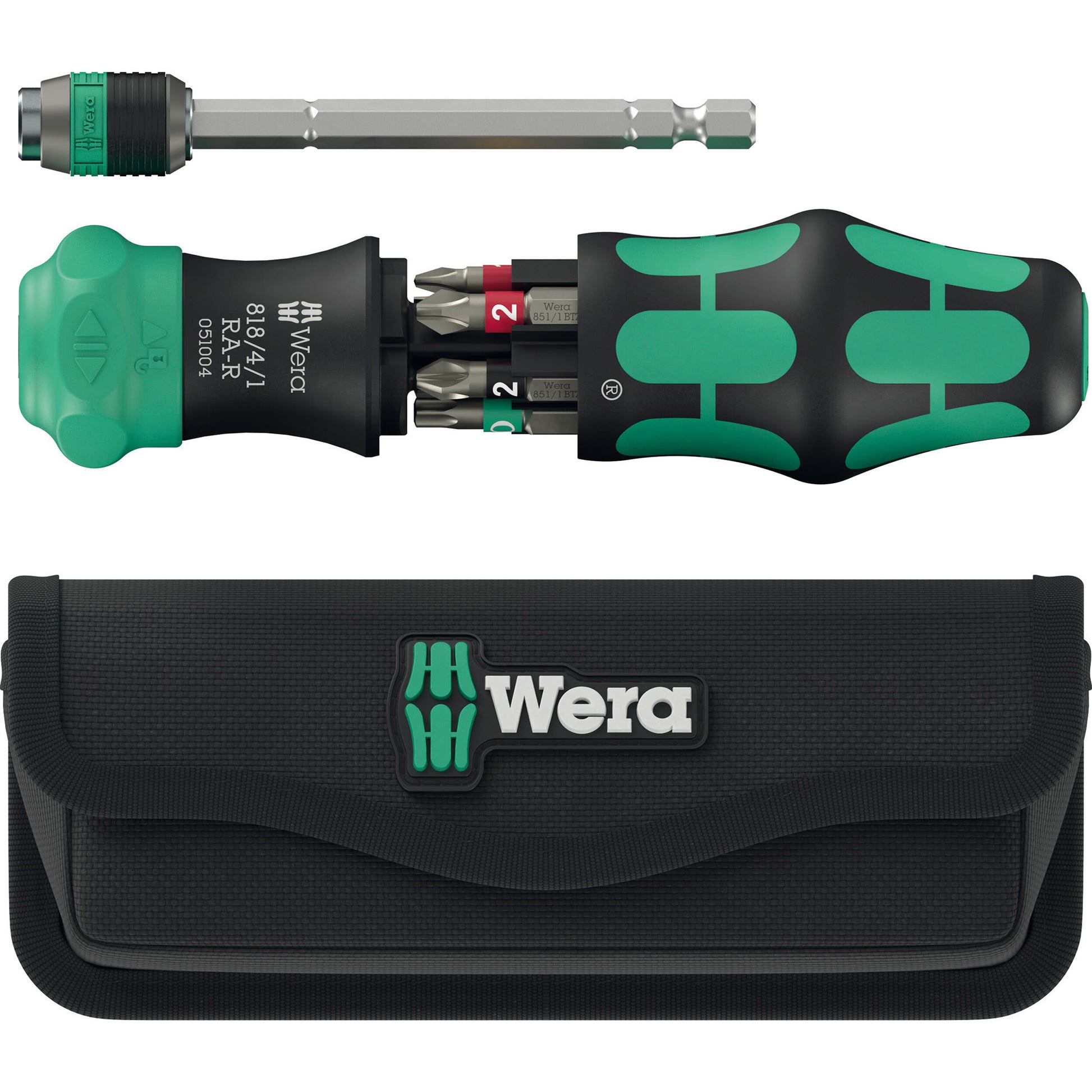 Wera kraftform kompakt 20 ra-r mit tasche bitschroevendraaier 1 4