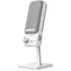 Micrófono elite cápsula nzxt (blanco, rgb, usb-c)