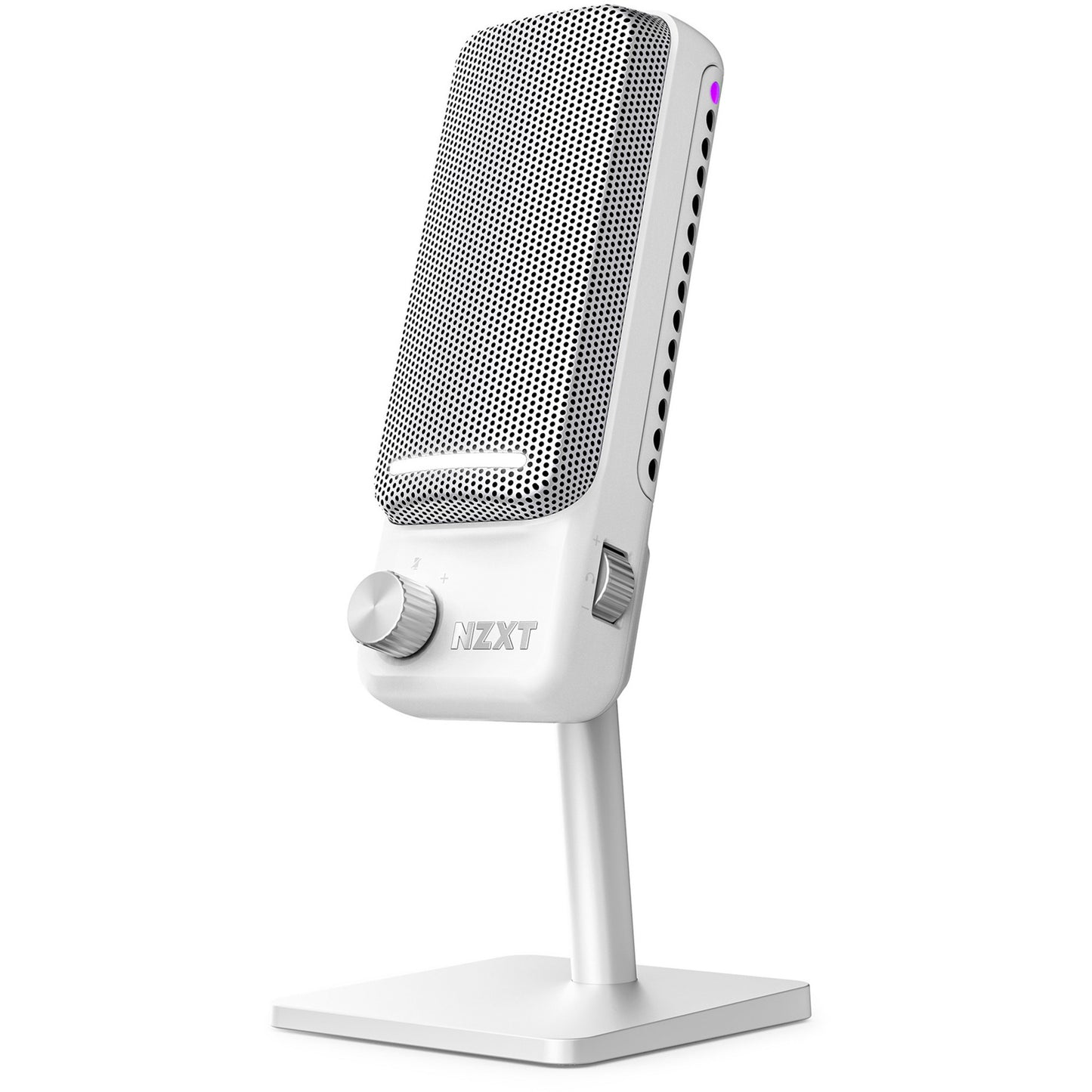 Micrófono elite cápsula nzxt (blanco, rgb, usb-c)