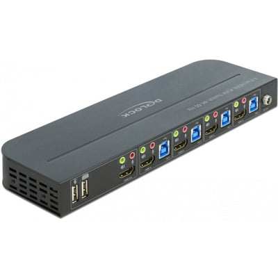 Delock HDMI KVM-Switch 4K 60 Hz con USB y audio