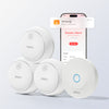 Imou slimme rookmelder - zsm1 bundel (wit, 3 stuks + zg2s smart gateway, zigbee)