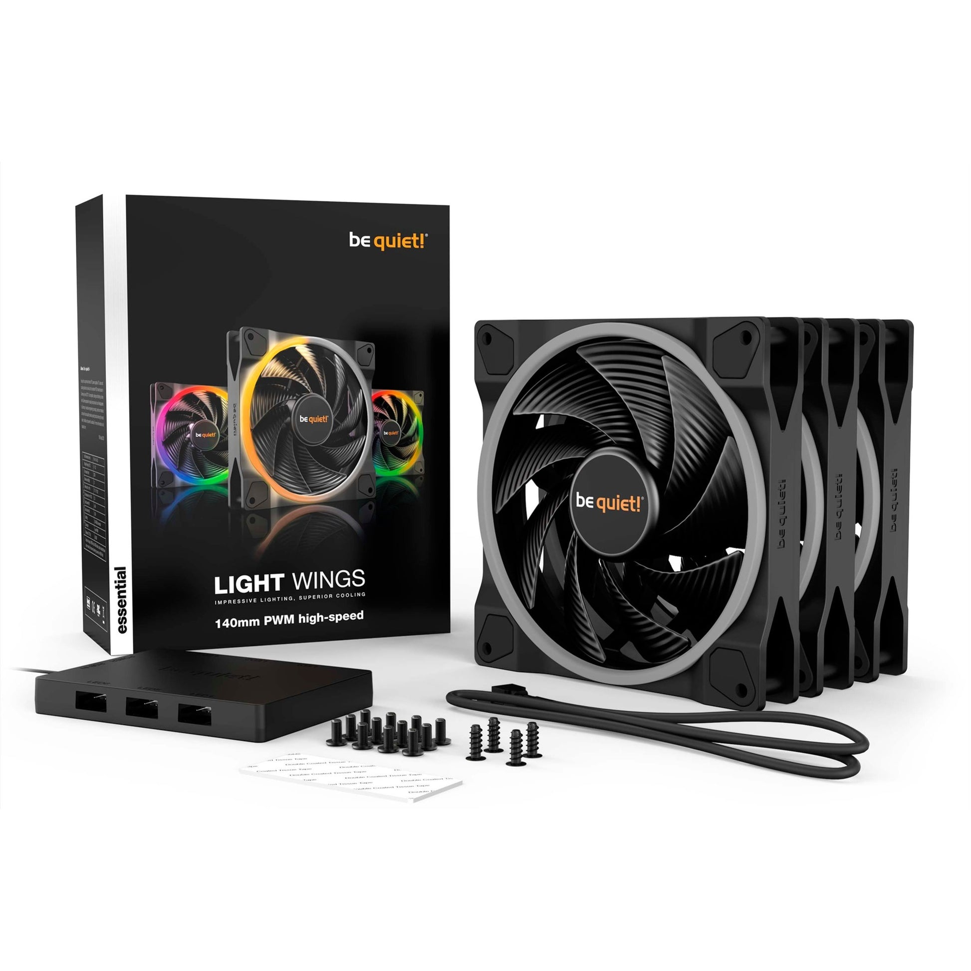 Silenzio! Light PWM da 140 mm Triple pacchetto ad alta velocità
