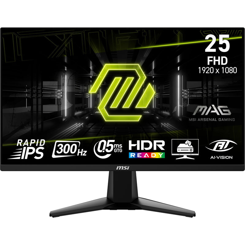 Monitor da gioco Msi mag 255xf 24,5 (nero, 2x HDMI, porta display, 300 Hz)