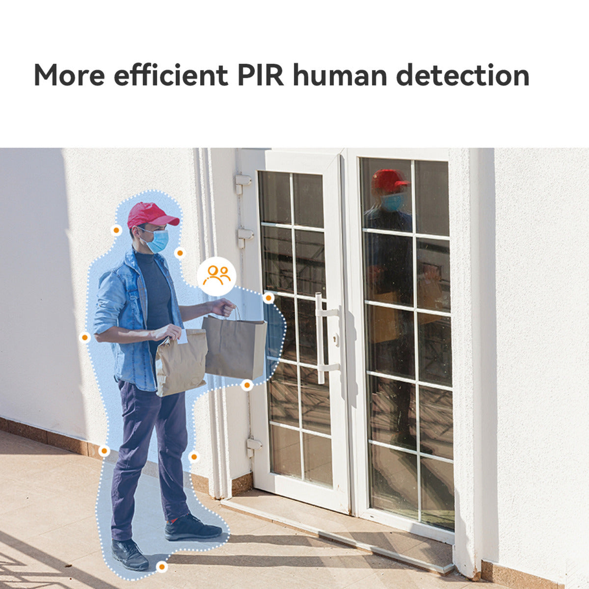 Telecamera di sicurezza kit a colori Imou cell go (bianca, 100% wireless, con pannello solare)