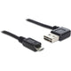 DELOCK USB-A 2.0 90 °> Micro-USB-B-B