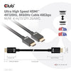 Club 3d ultra high speed hdmi 2.1 male-male kabel (zwart, 4 meter, 4k 120hz, 8k 60hz, 48gbps)