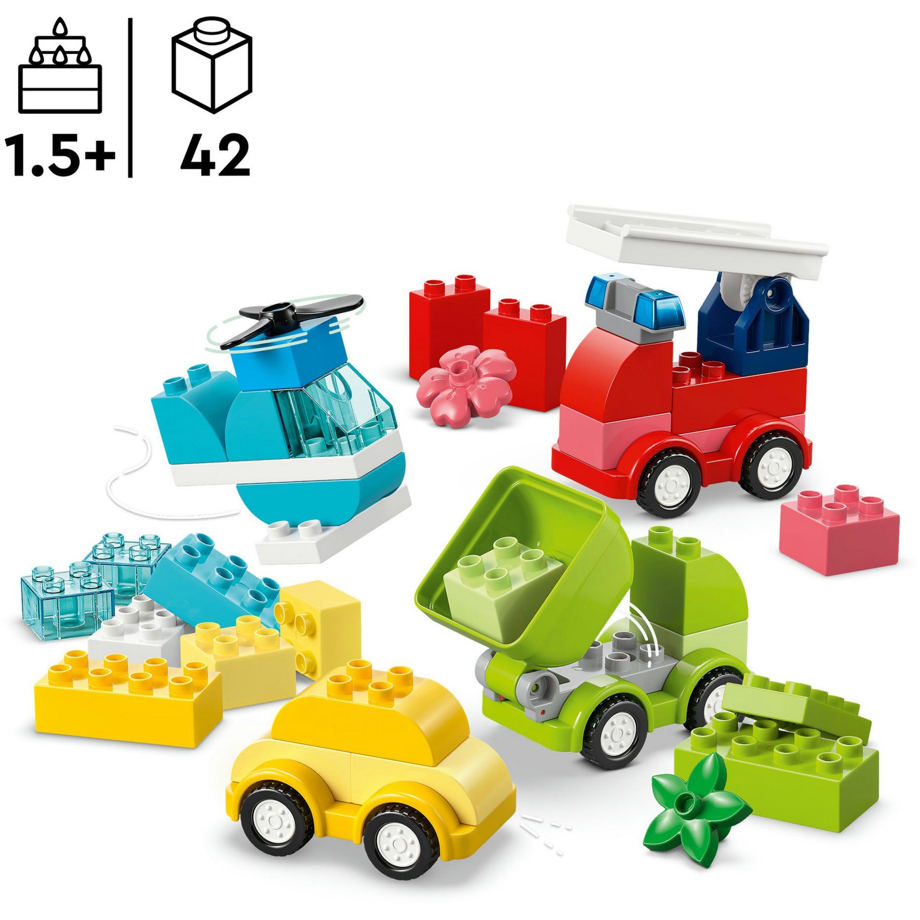 Lego duplo mis primeros 10474 vehículos creativos | 2 piezas