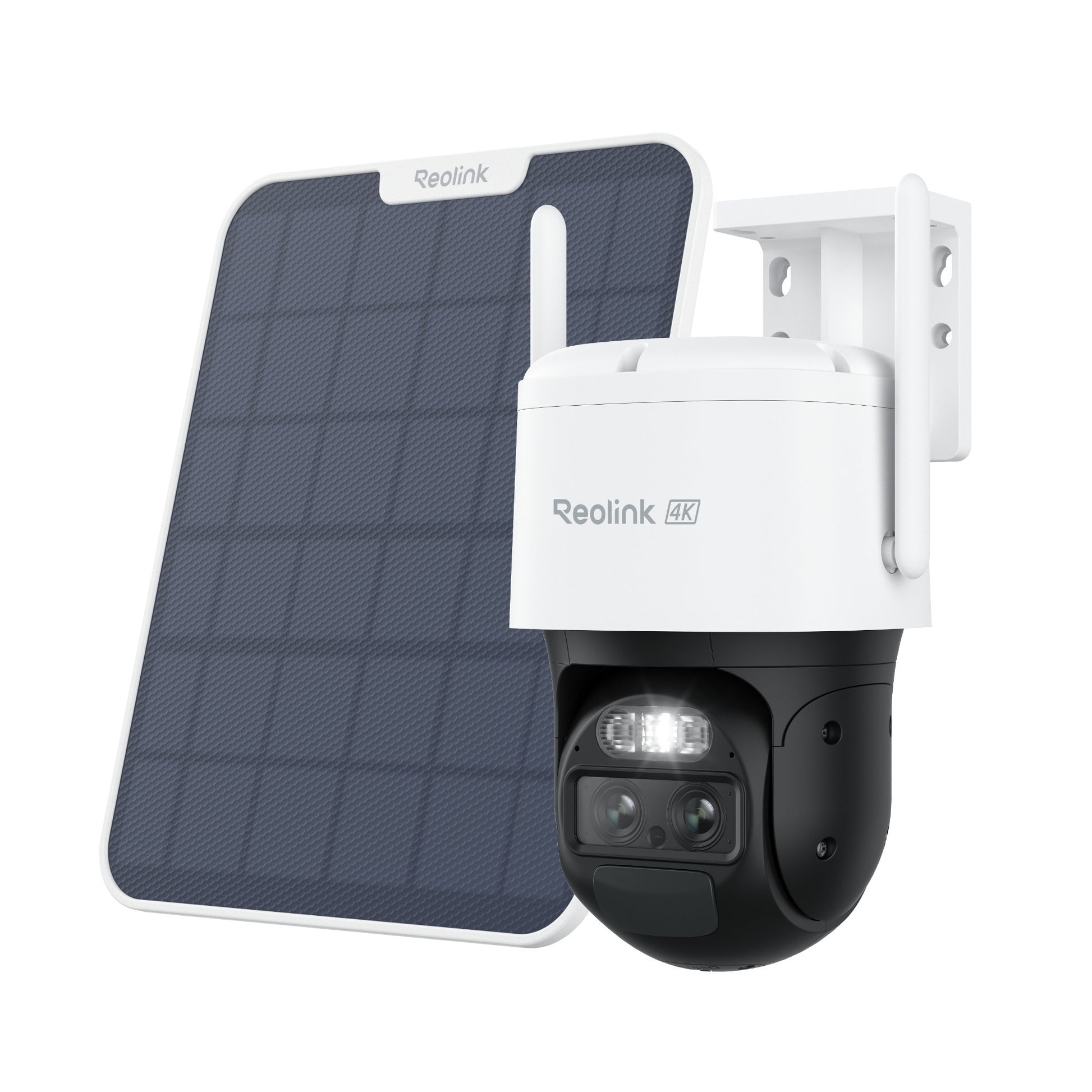 Reolink Trackmix G770 + Solar Panel 2 security camera (white black, 4K 8MP UHD, 4G LTE, incl. solar panel)