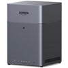 Ugreen nasync dh4300 plus (grigio, 1x 2.5GBE, HDMI, USB-C)