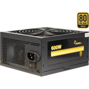 Inter-tech argus gps-600 600 watt voeding (zwart, 4x pcie) - afbeelding 1