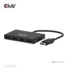 Club Hub 3D DisplayPort Quad Monitor MST 4x 4K30Hz DisplayPort Splitter (Nero)