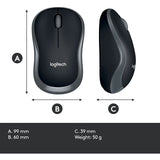 Logitech wireless mouse m185 (grijs, retail) - afbeelding 9