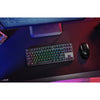 Trust GXT 864 Cada Tastiera da gioco meccanica compatta TKL, tastiera da gioco (nera, layout USA, marrone Huano, RGB)