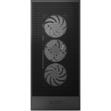 Nzxt h7 flow rgb (2024) midi tower behuizing (zwart | 2x usb-a | 1x usb-c | rgb | tempered glass) - afbeelding 2