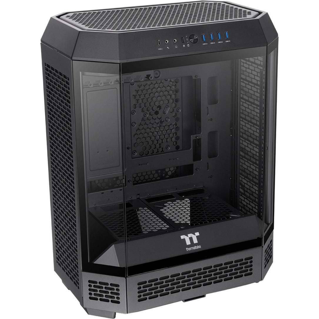 Custodia midi tower Thermaltake the tower 600 (nera | 4x USB-A | 1x USB-C | vetro temperato)