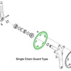 Shimano alfine chainring for fc-s501