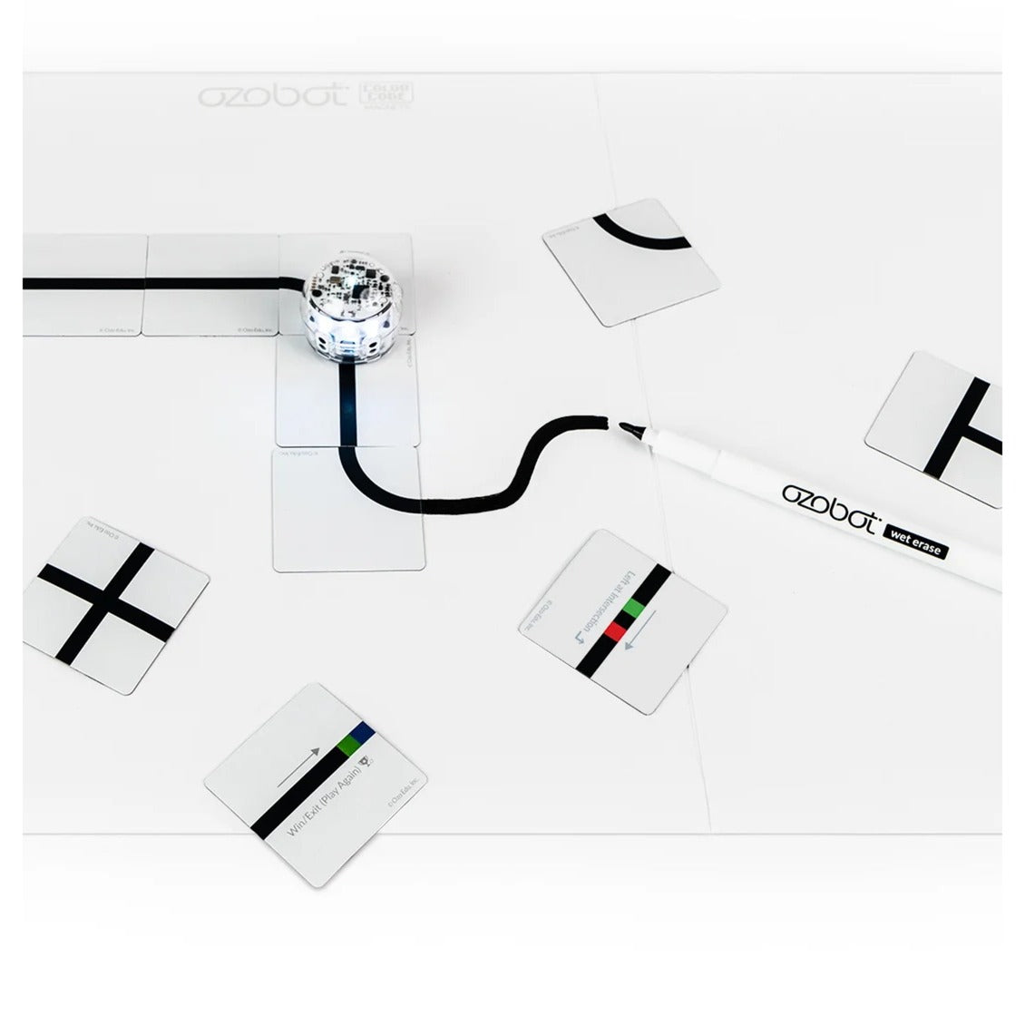 Imanes de código de color ozobot: conjunto básico