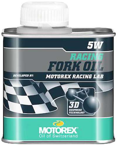 Motorex racing fork oil 5w shock absorber oil