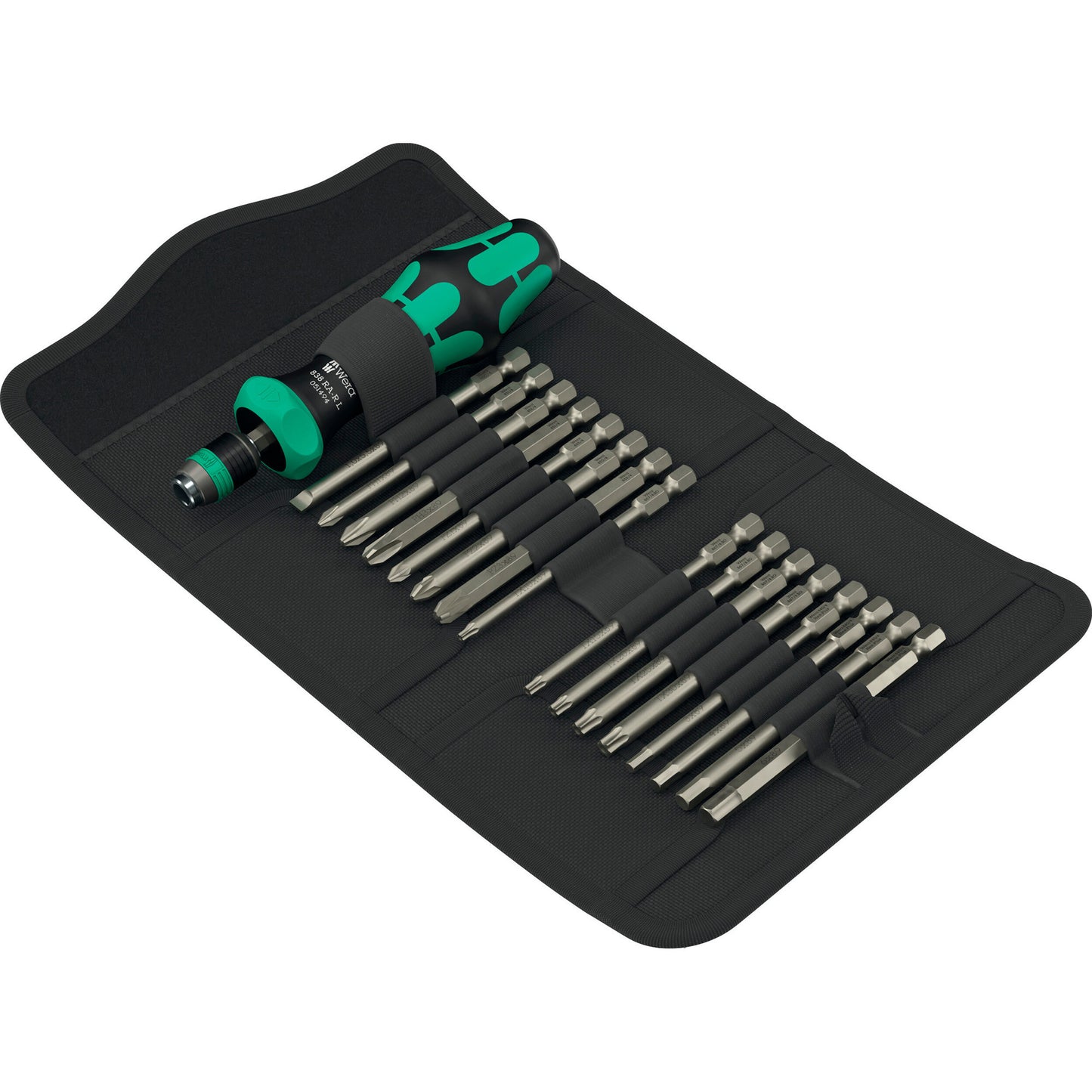 Wera Kraftform Kompakt 60 ra-r 1 con set di punte da 17 pezzi