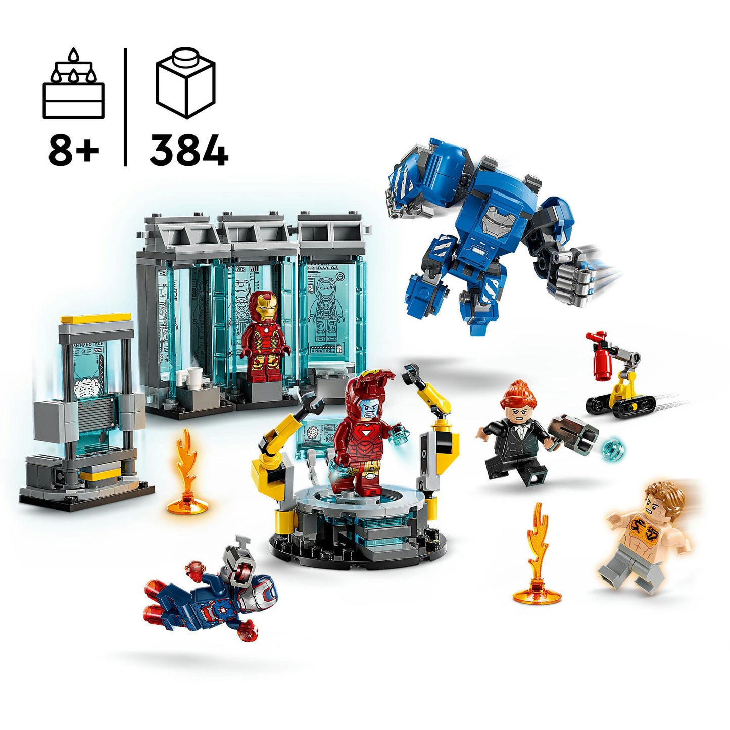 LEGO 76315 Super Heroes Marvel Iron Mans Laboratory: Harness Room