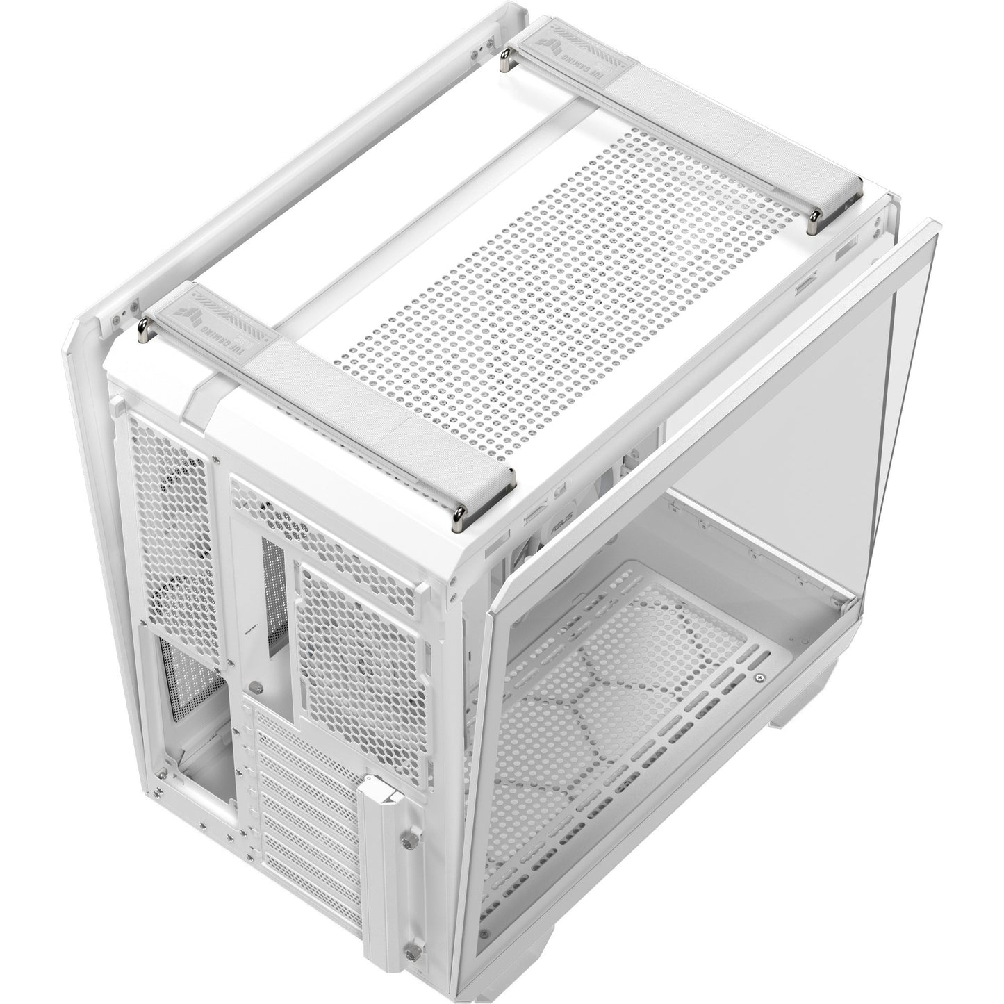 Custodia midi tower Asus tuf gaming gt502 Horizon Argb (bianco | 3x USB-A | 1x USB-C | vetro temperato)