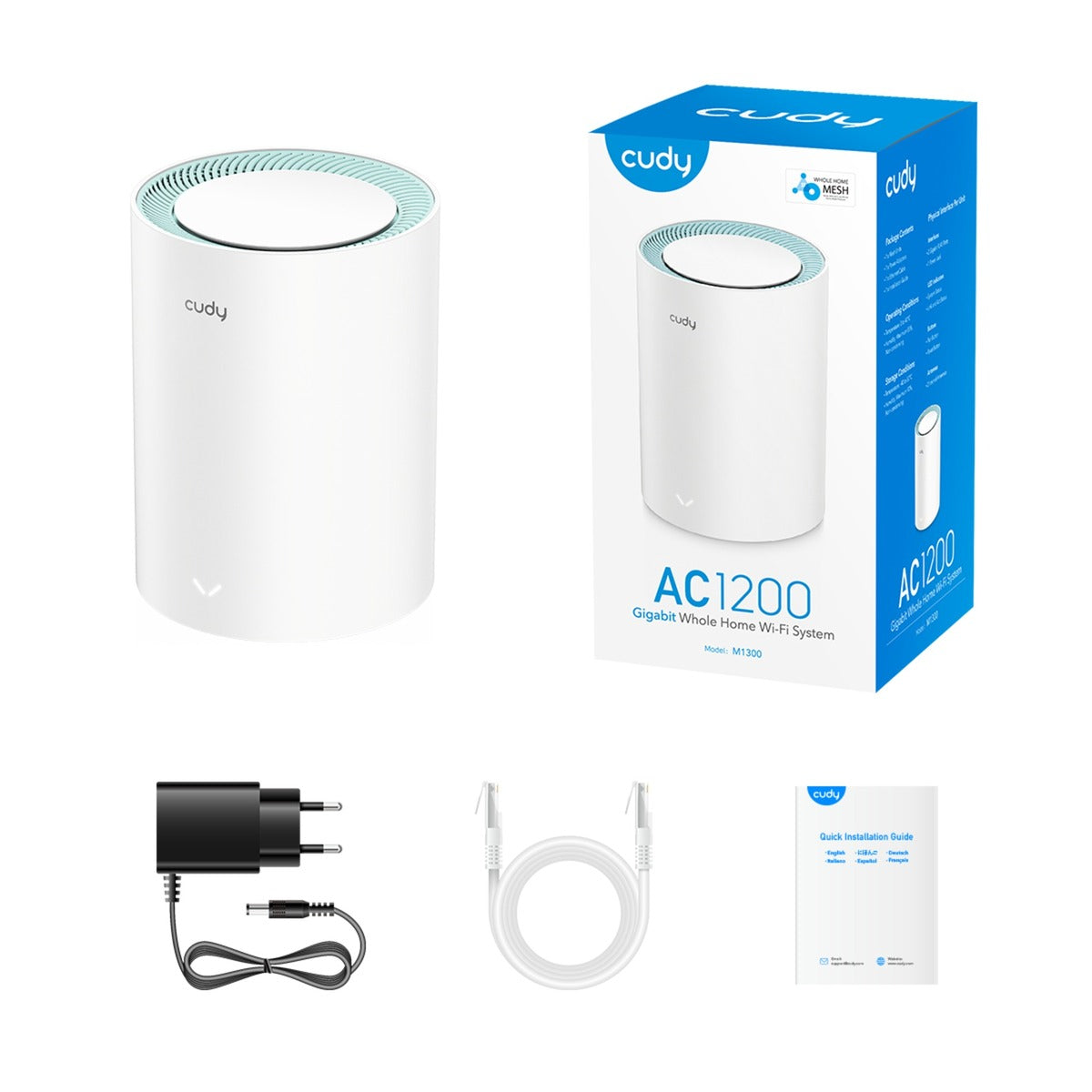Cudy AC1200 Gigabit Mesh Wi-Fi System (1 Pack)