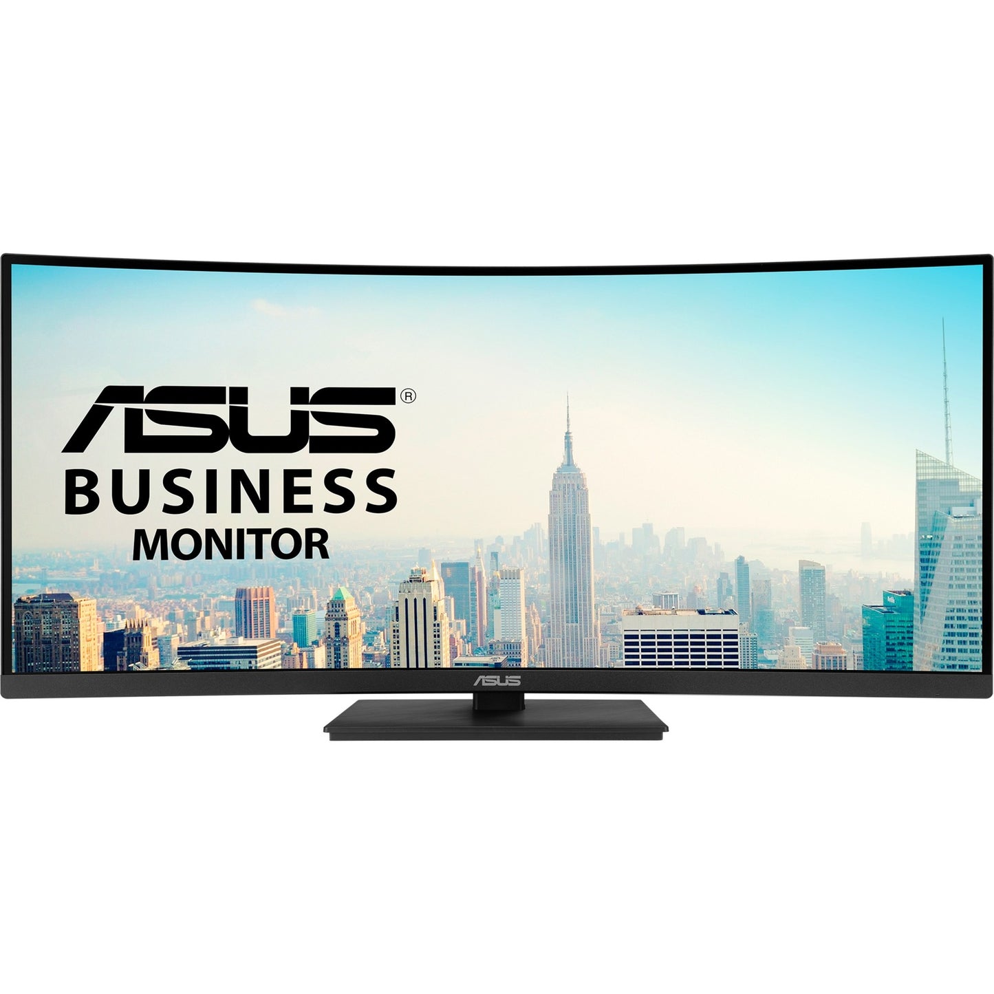 Monitor ultrawide curvo Asus va34vcpsr 34 (nero, 100 Hz, HDMI, porta display, audio, LAN, USB-C)