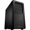 Silverstone sst-sed1-b midi tower behuizing (zwart | 2x usb-a | 1x usb-c)