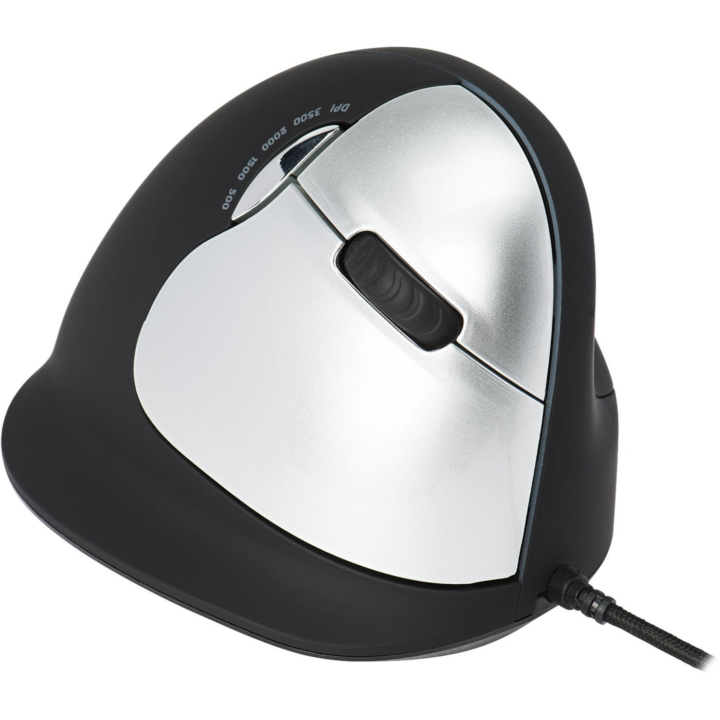 Ratón ergonómico r-go tools grande, cableado a la derecha