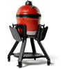 Kamado joe joe jr®-kar met zijtafels barbecuewagen (zwart)