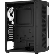 Aerocool prime v2 midi tower behuizing (zwart | 2x usb-a | rgb | window) - afbeelding 8
