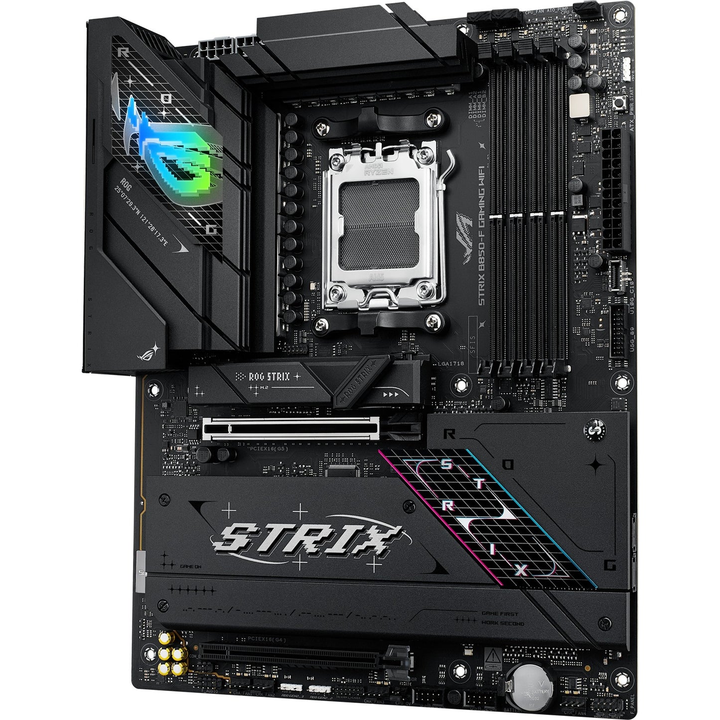 Scheda madre Asus ROG Strix B850-F Gaming WiFi Socket AM5 (2,5 GB-LAN, Wi-Fi 7, BT, audio, ATX)