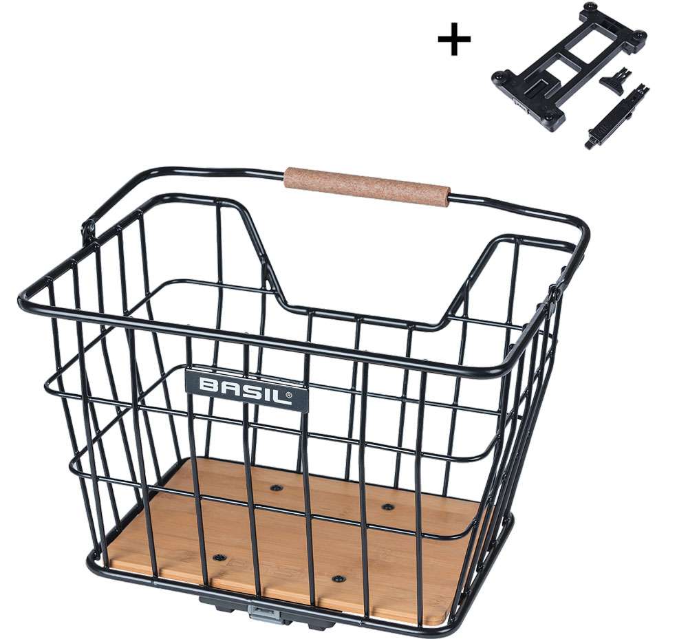 Basil Mand Nordland Mik 23L Steel Black Brown