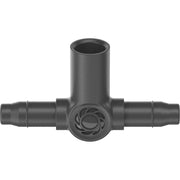 Gardena t-stuk voor sproeiers einddruppelaars 4,6 mm (3 16 ) verbinding (donkergrijs, 5 stuks) - afbeelding 2
