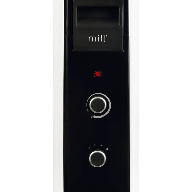 Mill gentle air olieradiator ab-h1000mec (wit zwart)