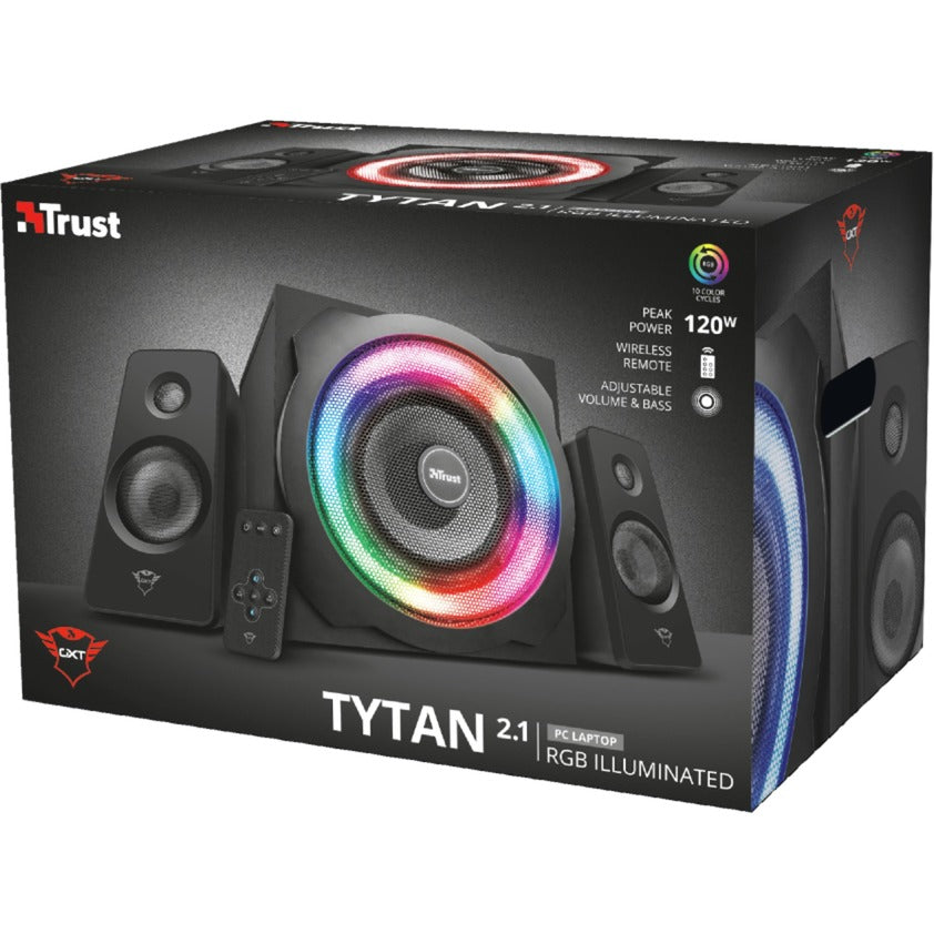 Trust GXT 629 Tytan RGB ILUMINACIÓN 2.1 Set de altavoces