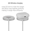 Club 3d cac-3026 qi2 25w draadloze oplader (wit, qi-gecertificeerd, magsafe-compatibel, magnetisch pad)