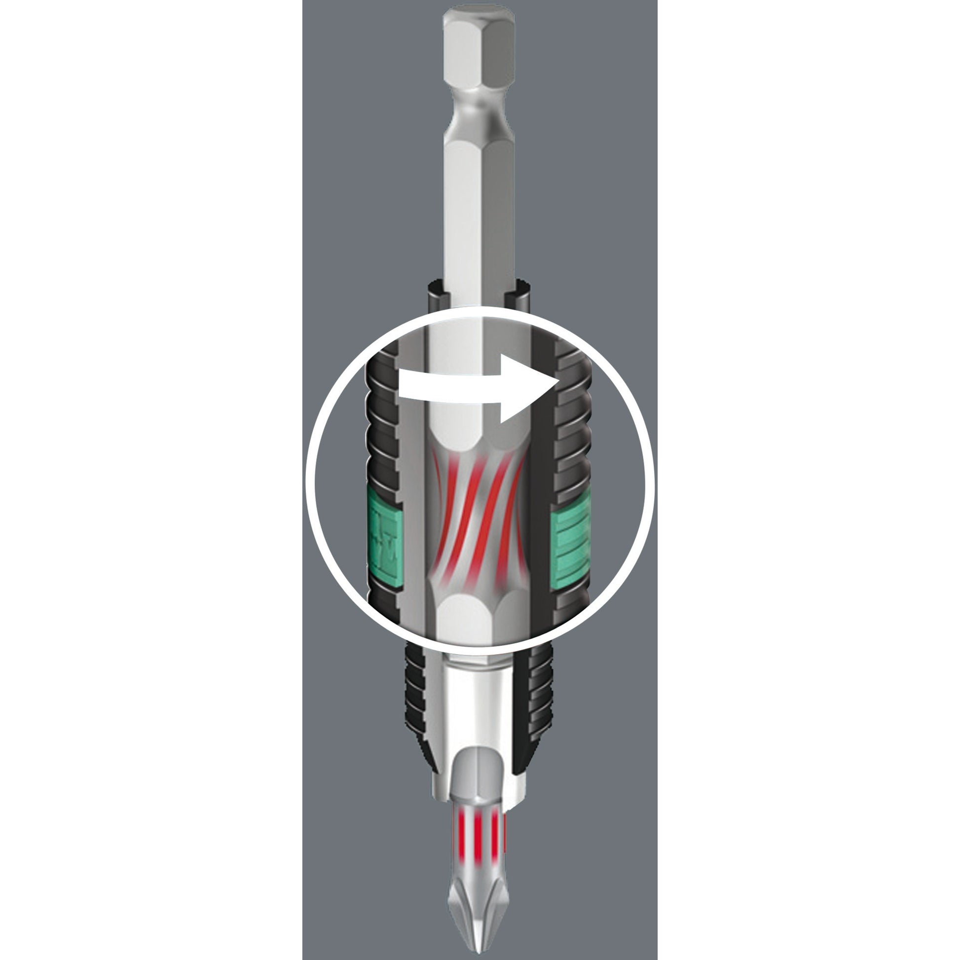 Wera bit-safe 61 bitorsion 1 bitset (61-delig)