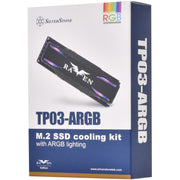 Silverstone tp03-argb heatsink (zwart, geschikt voor m.2 2280 ssd) - afbeelding 11