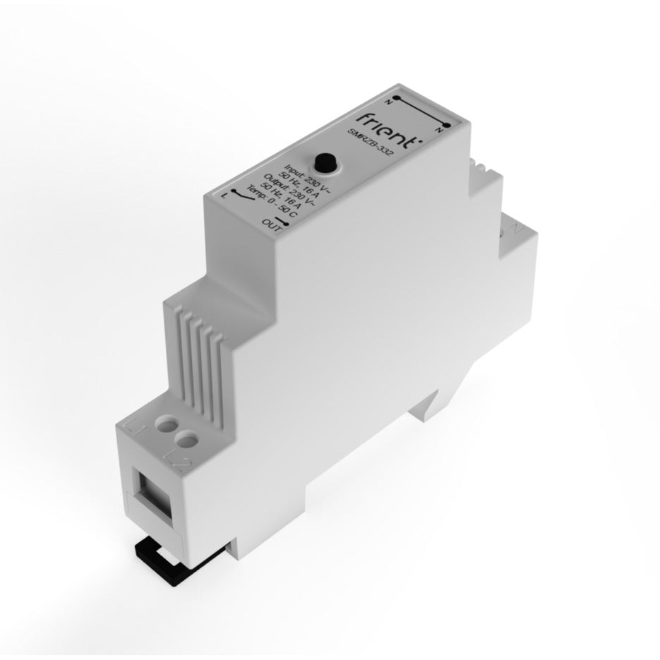 Relé din inteligente Frient (gris claro, zigbee)