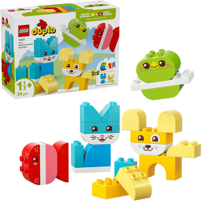 Lego 10477 duplo mascotas creativas 3 en 1 | 2 piezas