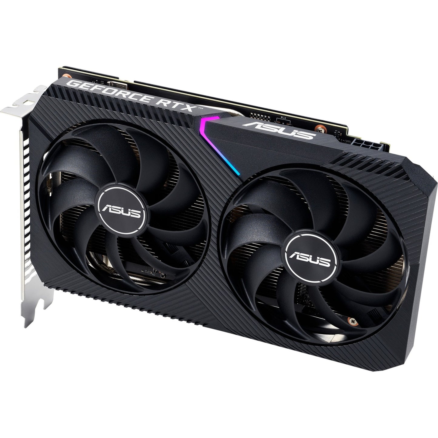 Asus geforce rtx 3050 dual v2 8gb gddr6 grafische kaart (lite hash rate, 1x displayport, 1x hdmi 2.1, dvi-d)