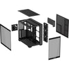 Custodia midi tower Asus a32 plus (nera | 2x USB-A | 1x USB-C | RGB | vetro temperato)