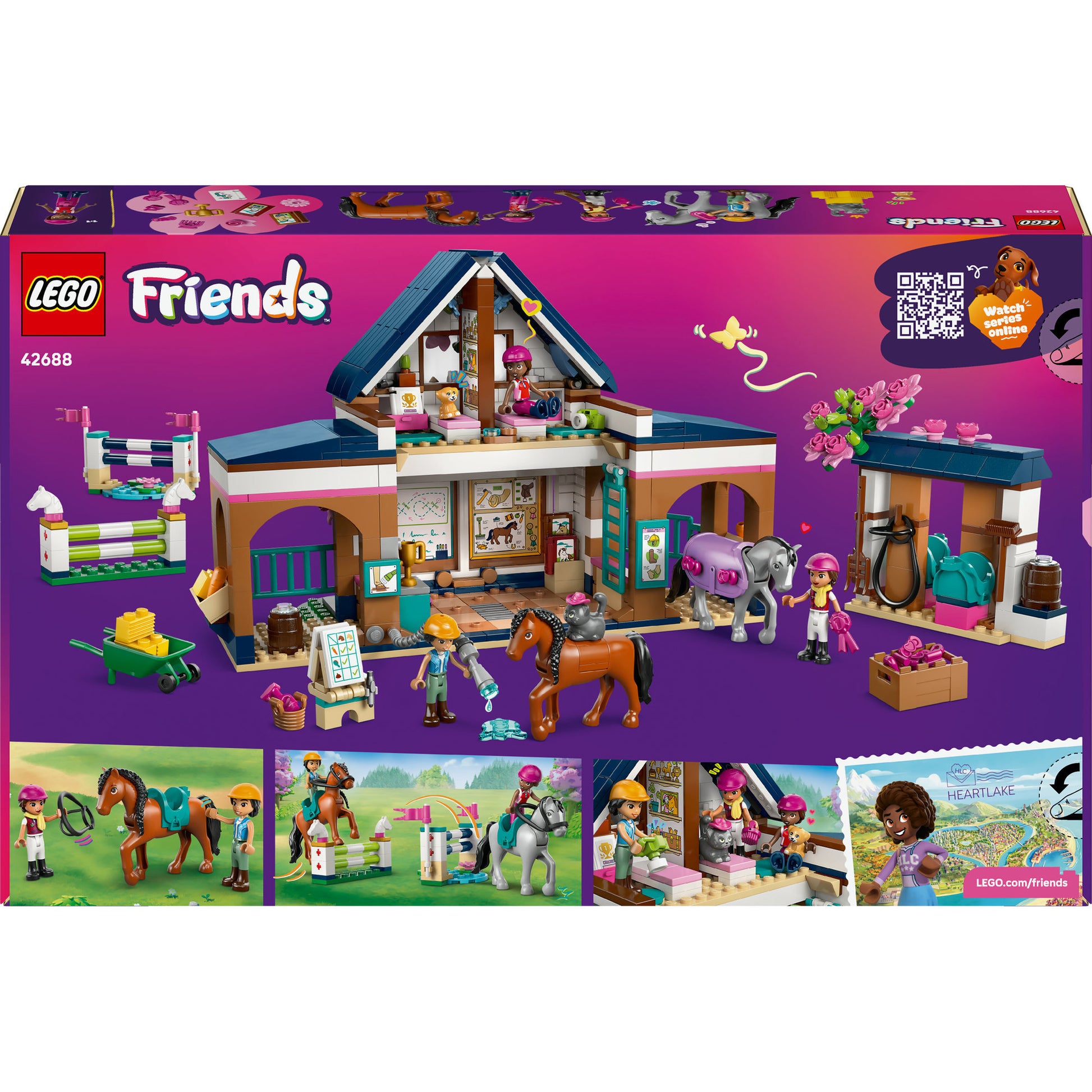 Lego friends 42688 establo de caballos y escuela de equitación