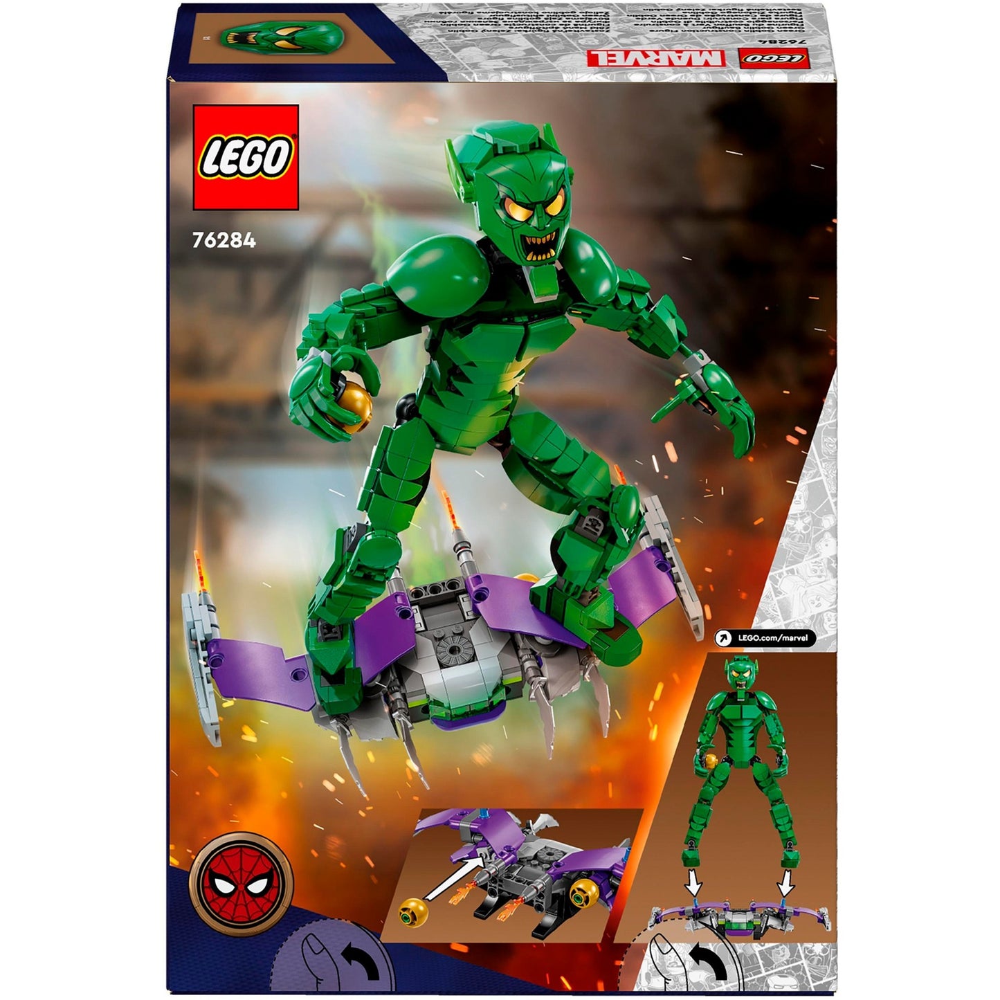 LEGO LEGO Super Heroes 76284 Green Goblin Building Figura