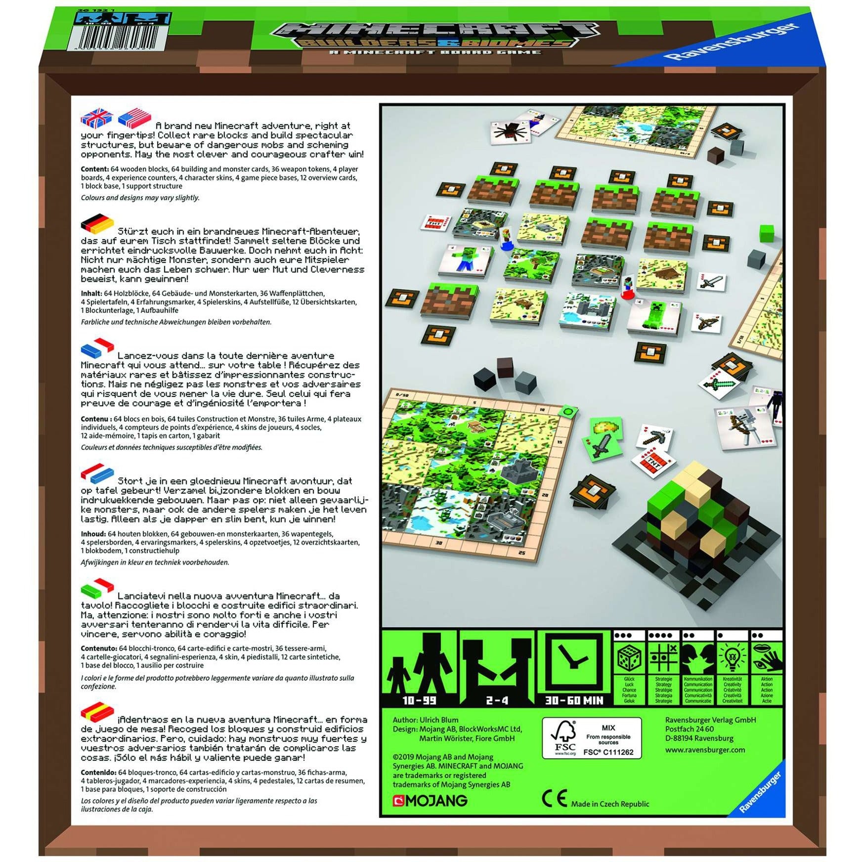 Biomas de constructores de Ravensburger Minecraft