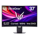 Monitor da gioco curvo LG Ultragear 37G800A-B 37 4K UHD (Nero, 2x HDMI, Display Port, USB-A, USB-C, 165Hz)