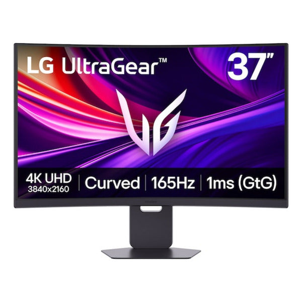 Monitor da gioco curvo LG Ultragear 37G800A-B 37 4K UHD (Nero, 2x HDMI, Display Port, USB-A, USB-C, 165Hz)