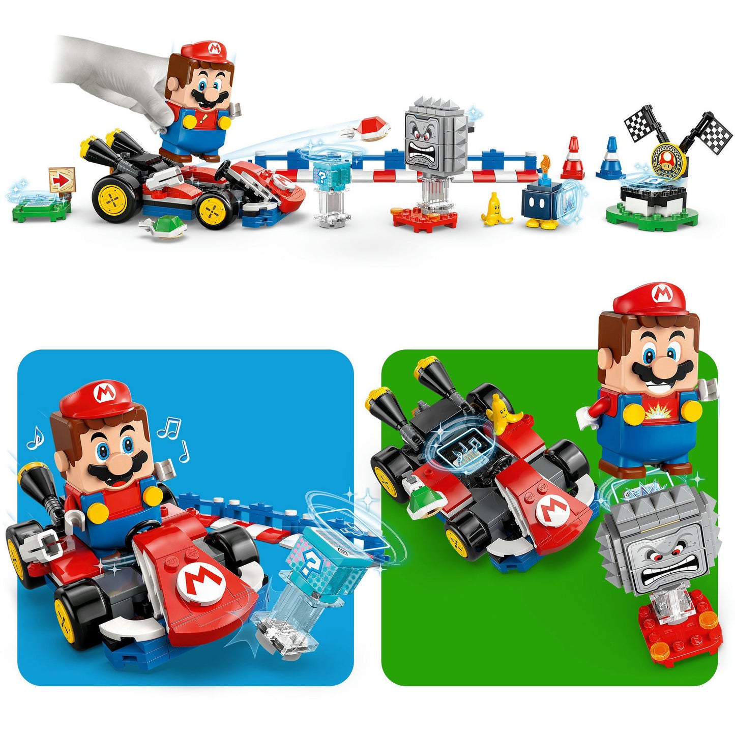 Lego Super Mario 72043 Mario e Staard Kart
