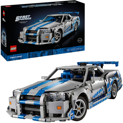 LEGO Technic 42210 2 Fast 2 Furious Nissan Skyline GT-R (R34) Car